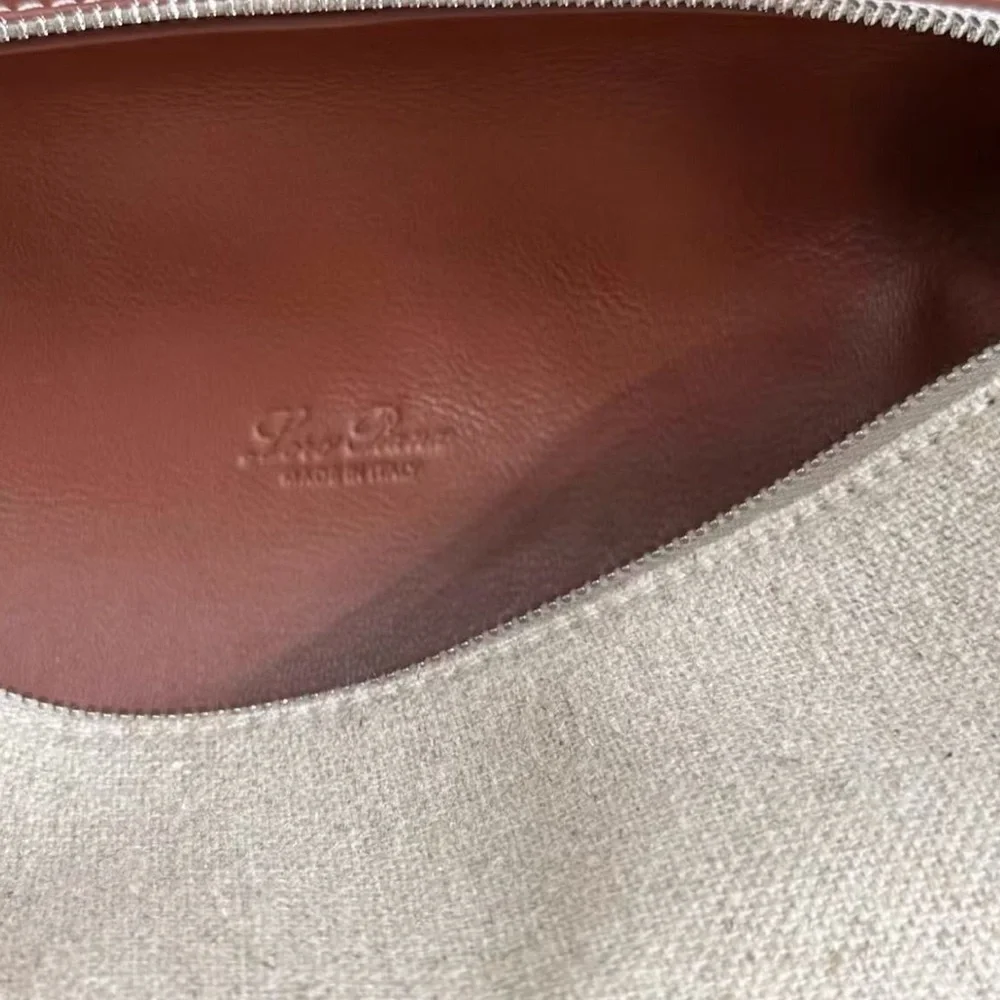 Loro Piana Beige and Tan Crossbody Bag - Picture 8 of 8